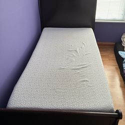 Wooden Twin Sleigh Bed Frame