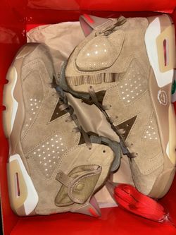 Jordan 6 Retro “Travis scoot” (British Khaki) size(8.5M). VNDS. Comes with Og all. Looking for trades. Or size swap for a size (11.5M). I’ll add cash 
