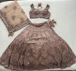 Stunning Bridal Reception Lehenga | From Almas Tejani | Worn Once  - $1200