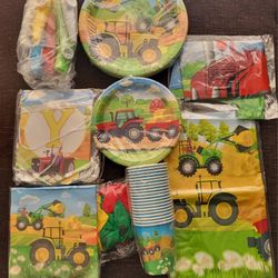 Tractor/ Farm Birthday Party Supplies And Decorations 