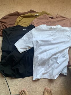 New 5 Packs Uniqlo Airism Crew Neck T Shirt All Size S