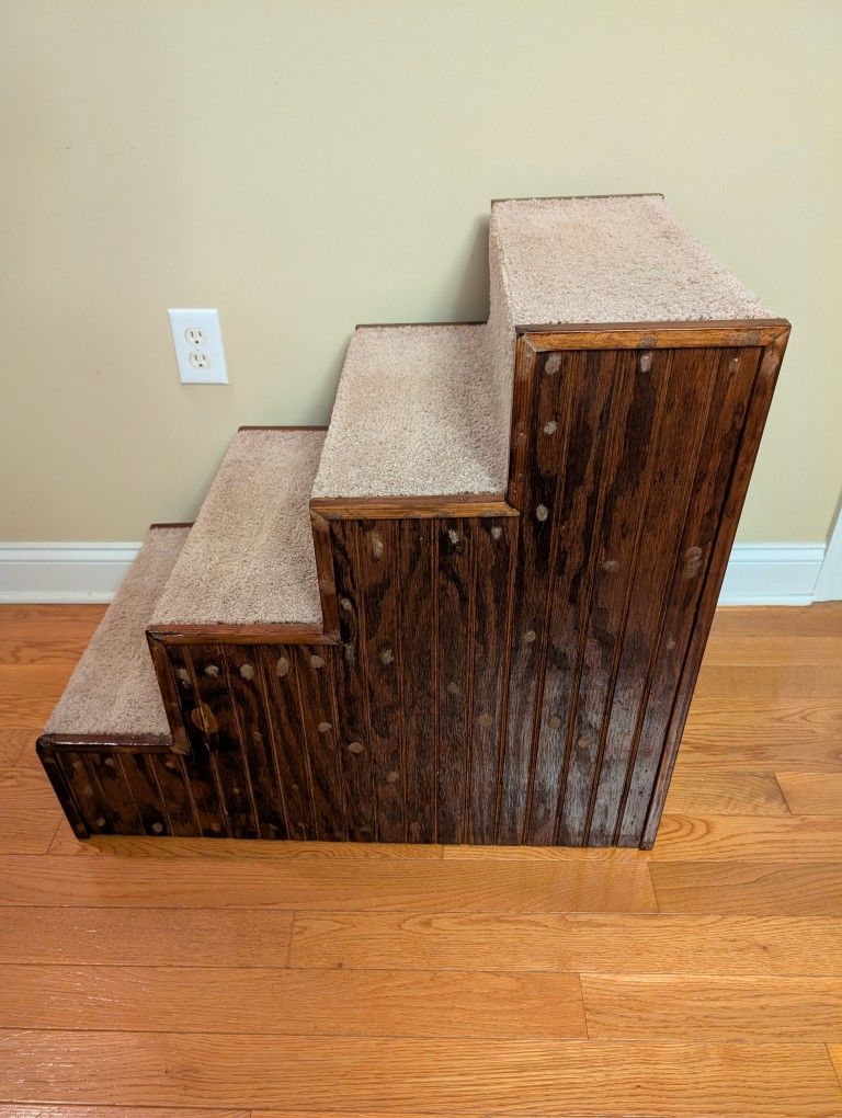Dog Pet Stairs Custom Built Wood Steps