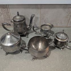 Silver Tea Set Victorian 