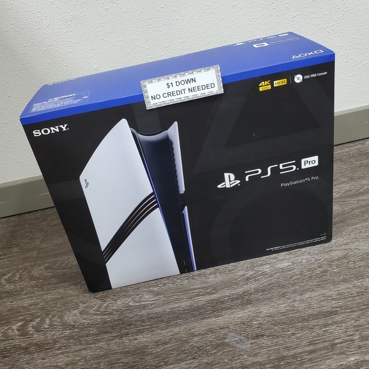 Playstation 5 PS5 Pro Gaming Console New - Only $1 Today Pay The Rest Later! 