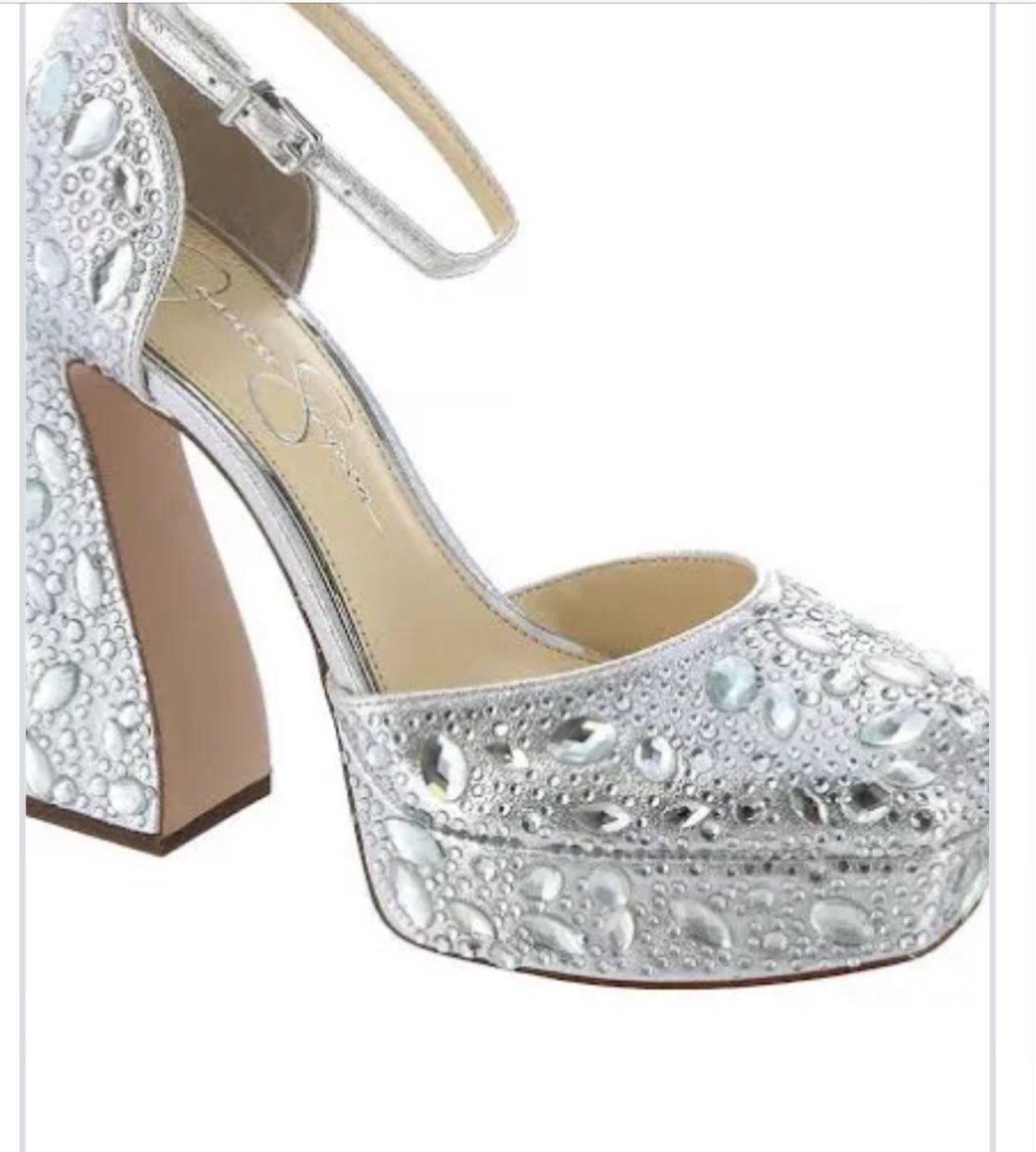 New Jessica Simpson Women’s Rhinestone Pumps , Size 11 M