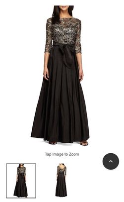 Embroidered Sequin A-Line Ballgown
