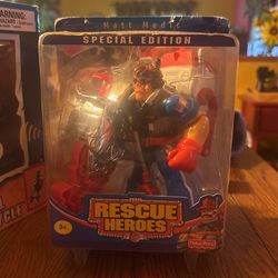 NEW RESCUE HEROES SPECIAL EDITION MATT MEDIC PHYSICIAN FISHER PRICE TOYS 78393