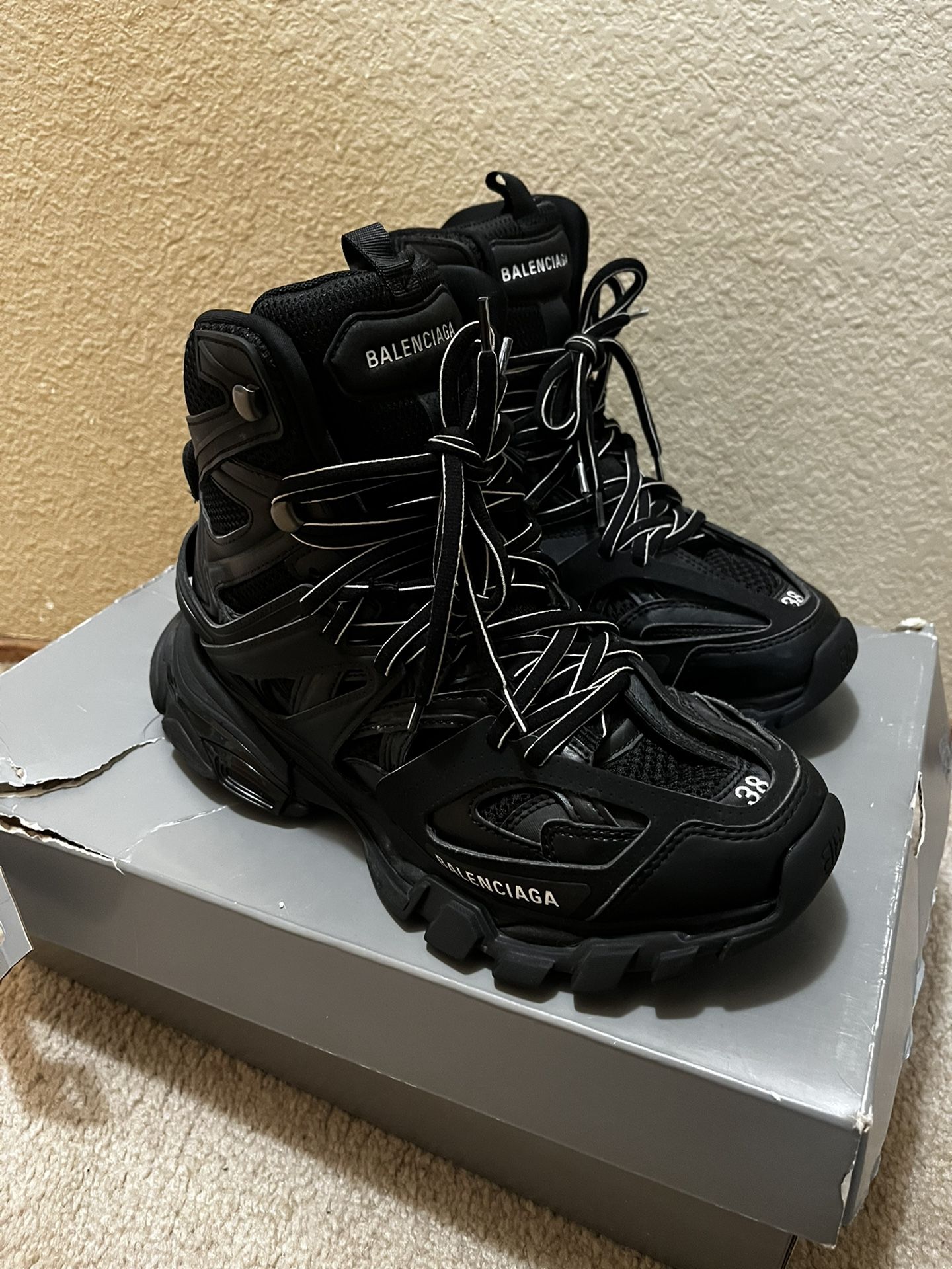 Balenciaga track Hike Boots