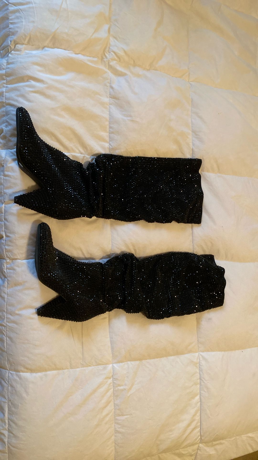 Bedazzled High Heel Boots