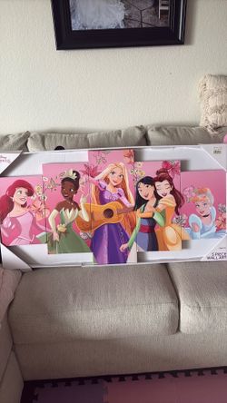 Disney princess wall art