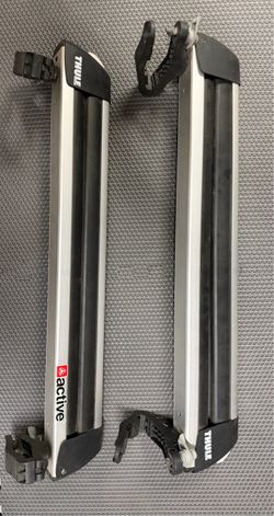 Thule Universal FlatTop Ski & Snowboard Roof Rack Mounts (Lockable)