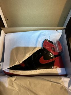 Nike Air Jordan 1 Patent Bred GS Size 7 DS