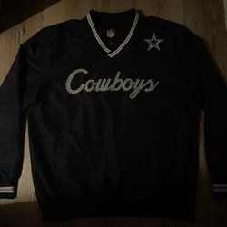 Cowboys Windbreaker Navy Blue