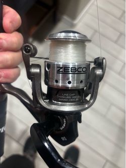 Zebco genesis spinning reel ans kast king rod