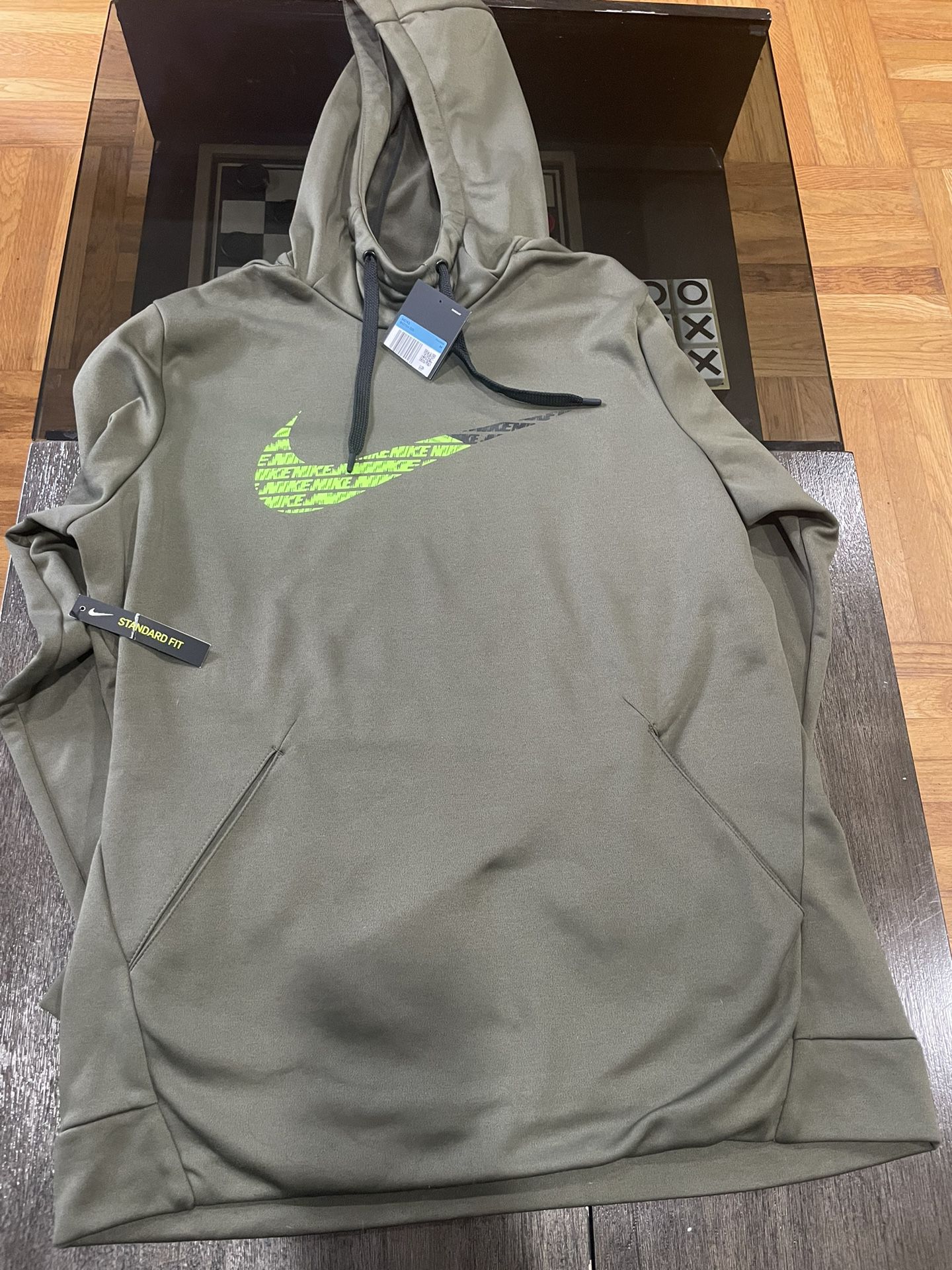 NEW Nike Men's Therma Fleece Training Pullover Hoodie - BV2784-325 sz Medium