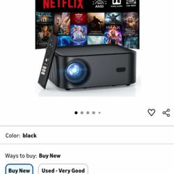 4k Smart Projector With Speaker 