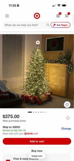Phillips 7.5 pre lit balsam twinkle christmas tree - similarviral  to grand duchess