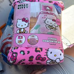 Hello kitty Bed Set Twin/full