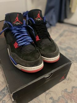 Nike Jordan 4 Retro Rare Air Black Red Blue Men
