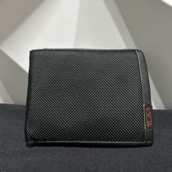 Tumi Black Textured Wallet