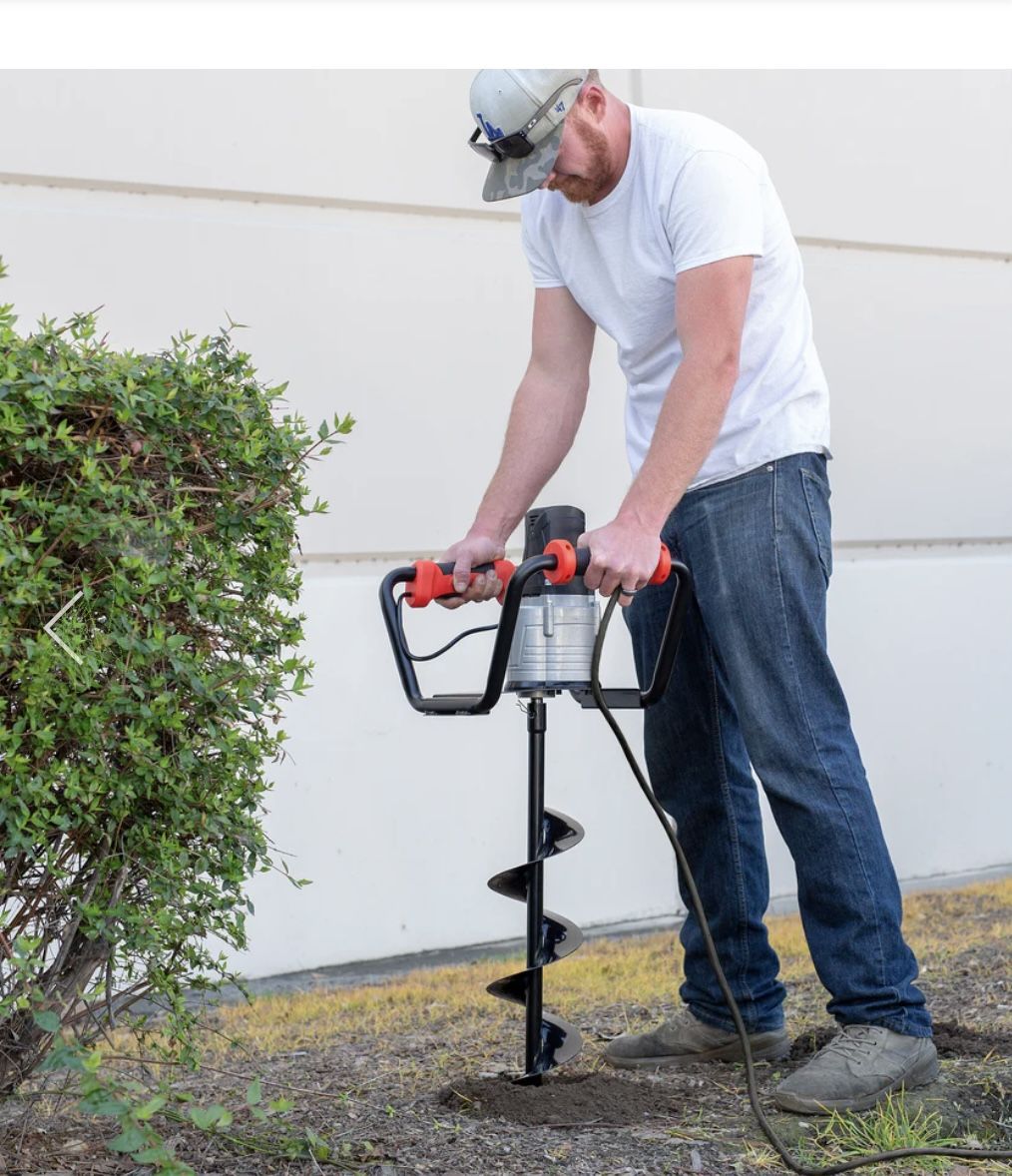 XtremepowerUS 1500W Industrial Electric Post Hole Digger Fence Plant