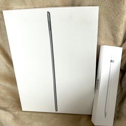 iPad Pro 12.9-inch Wi-Fi 128GB Space Model A1584 Gray With Apple Pen