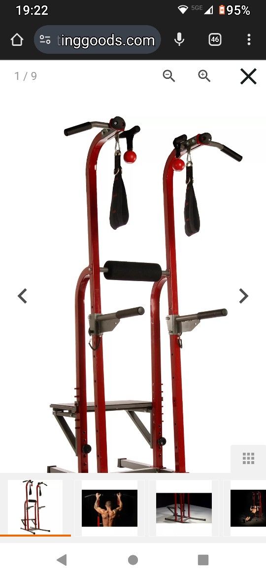 Power Tower Pull Up Dip Plyo