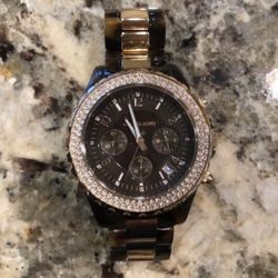 Michael Kors Madison Brown Acetate Chronograph Watch