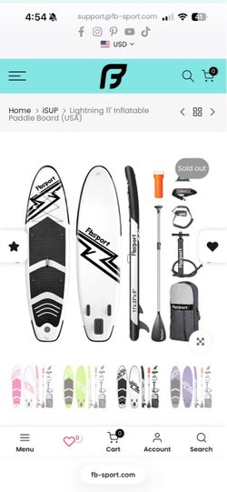 2 FB Sport Paddle Boards