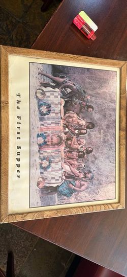 Vintage first supper print