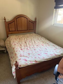 Wooden Queen Bed-frame