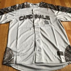 New MLB Cardinals Jersey Genuine Merchandise True Fan Series Size L 