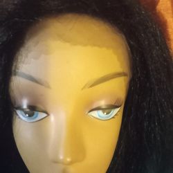 Lacefront  Ombre Torquoise /Black Wig 