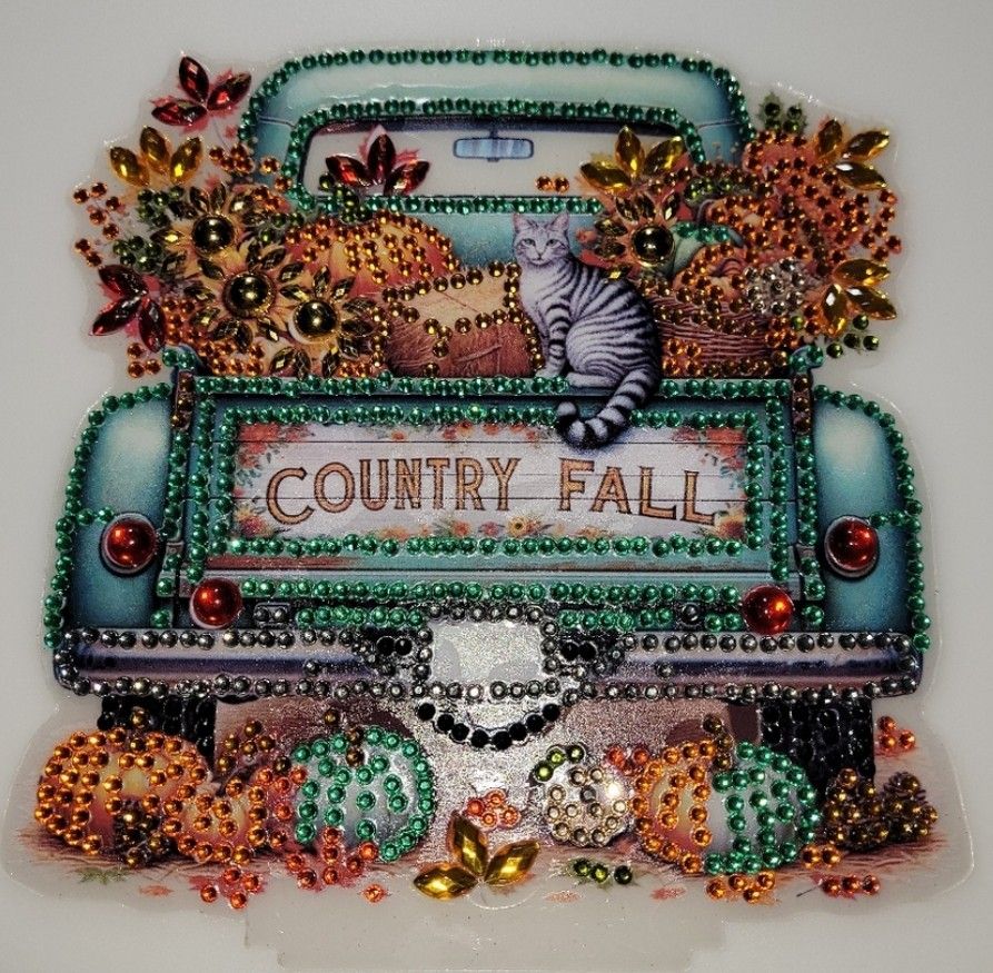 Country Fall Beaded Wall Art