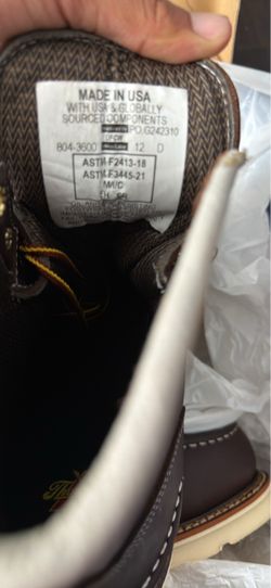 Thorogood Work Boot Size 12D