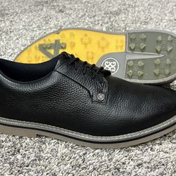 Men’s G/FORE ‘G4 Gallivanter’ Black Leather Golf Shoes - Size US 10.5 