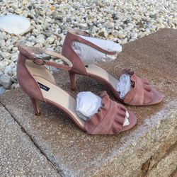 Pink Suede Alfani Heels 