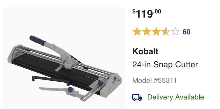 Like New Tile Saw