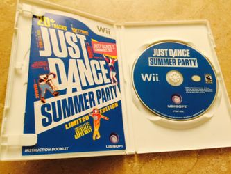 Just dance summer party limited wii