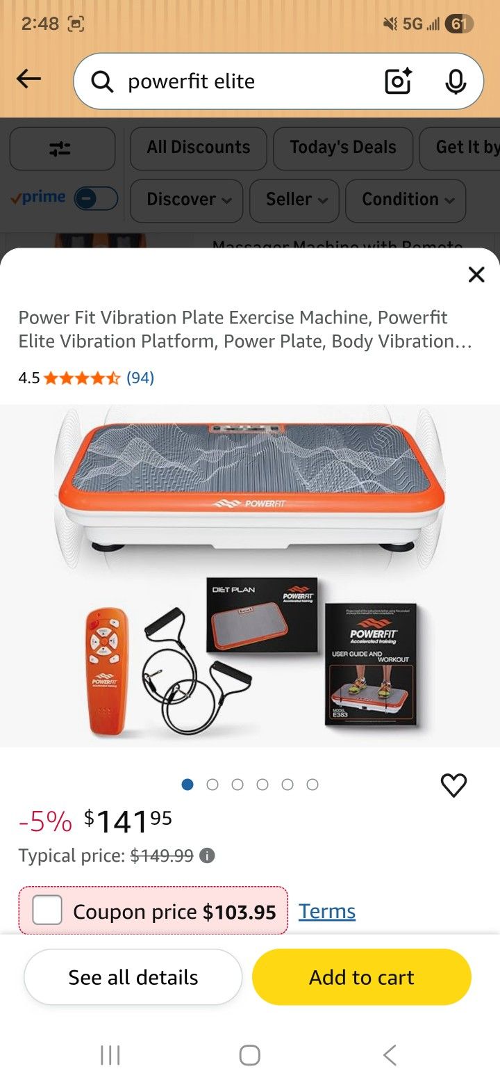 Powerfit Vibration Plate 