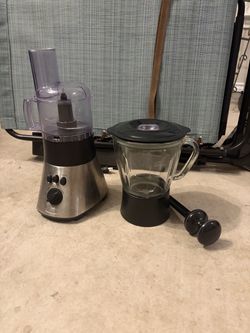 Free blender and food processor