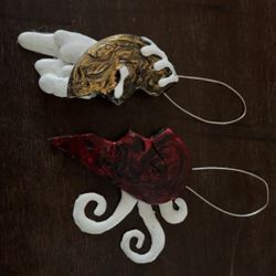“Timeless Love” Handmade Ornament Set