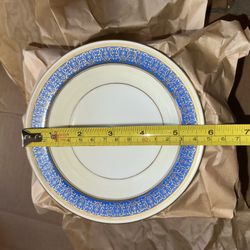 Vintage Sango China Blue and Gold