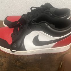 Jordan Red and white mixed with black