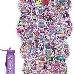 100PCS Gothic Stickers Pack Skateboard Water Bottles Computer Phone Decals for Adults Kids