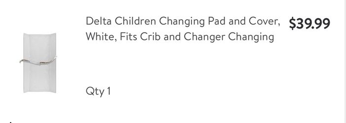 Delta Children Crib and Changer Changing Pad and Cover