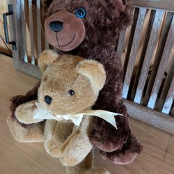 Vintage Teddy Bears, (2), Mary Myers And Ben Bridges