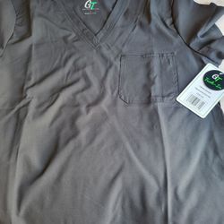 Black Scrub Set Size Large