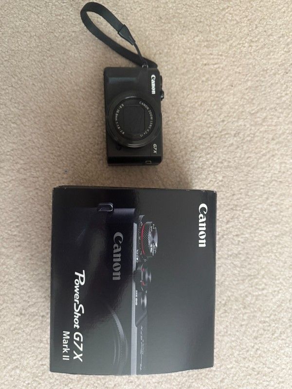 Canon PowerShot G7 X Mark II Camera - Black