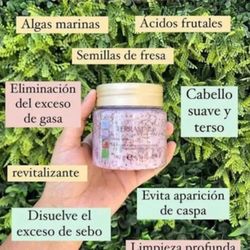 Mascarilla Capilar Extractos Naturales De Fresa 